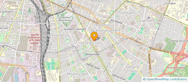 localisation de l'entreprise MADAME THI NGUYEN à LYON