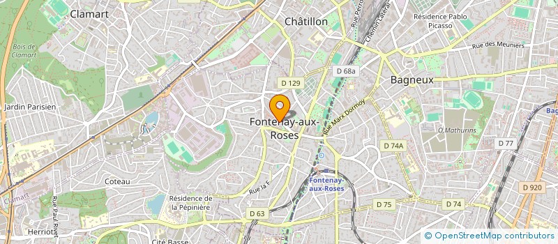 localisation de l'entreprise MADAME THI NGUYEN à FONTENAY-AUX-ROSES