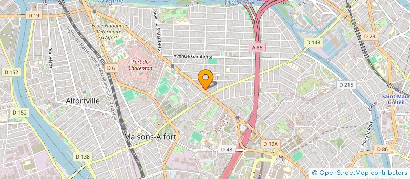 localisation de l'entreprise MADAME THI NGUYEN  MAISONS-ALFORT