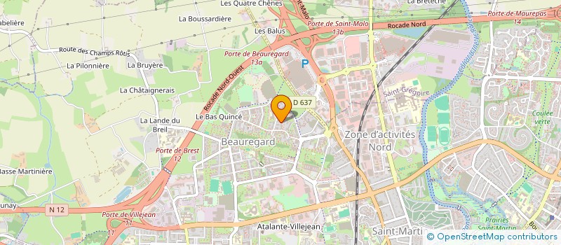 localisation de l'entreprise MADAME THI NGUYEN  RENNES