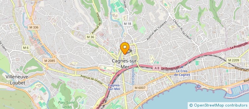 localisation de l'entreprise MADAME THI NGUYEN à CAGNES-SUR-MER