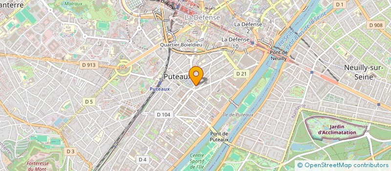 localisation de l'entreprise MADAME THI NGUYEN  PUTEAUX