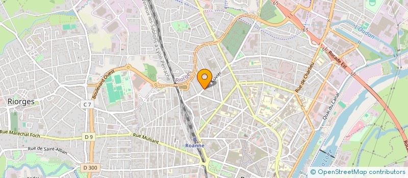 localisation de l'entreprise MADAME THI NGUYEN  ROANNE