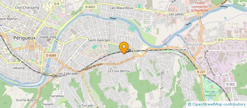 localisation de l'entreprise MADAME THI NGUYEN  PERIGUEUX