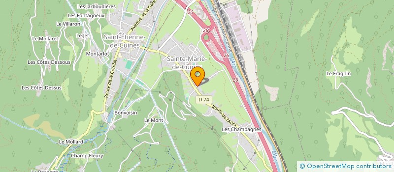 localisation de l'entreprise MADAME THI NGUYEN  SAINTE-MARIE-DE-CUINES