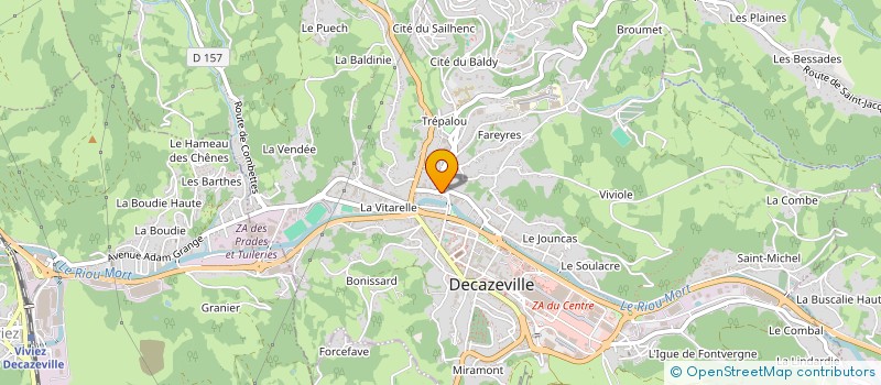 localisation de l'entreprise MADAME THI NU NGUYEN  DECAZEVILLE