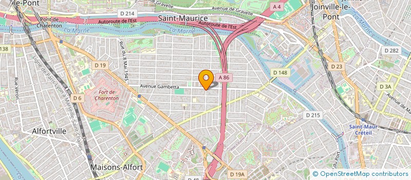 localisation de l'entreprise MADAME THI PHAM  MAISONS-ALFORT