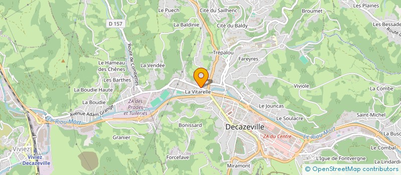 localisation de l'entreprise MADAME THI PHAM  DECAZEVILLE