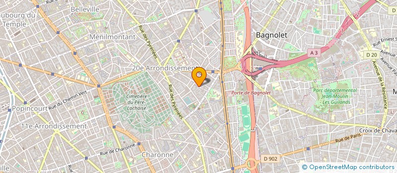 localisation de l'entreprise MADAME THI PHAM  PARIS