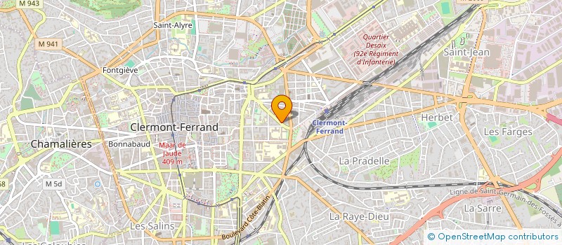 localisation de l'entreprise MADAME THI PHAM  CLERMONT-FERRAND