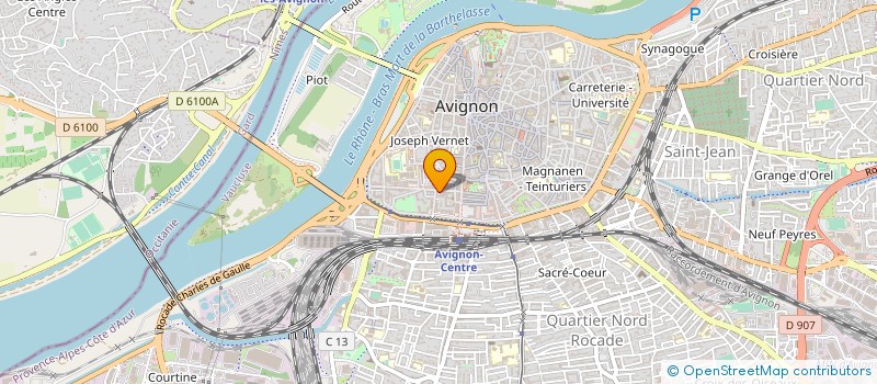 localisation de l'entreprise MADAME THI PHAN  AVIGNON