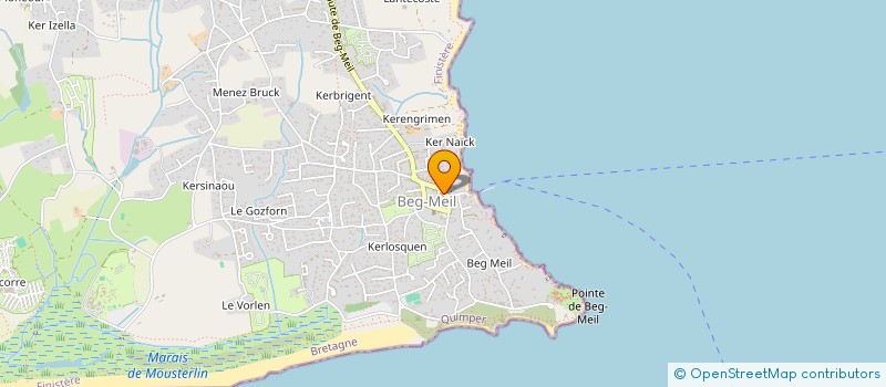 localisation de l'entreprise MADAME THI PHAN à FOUESNANT