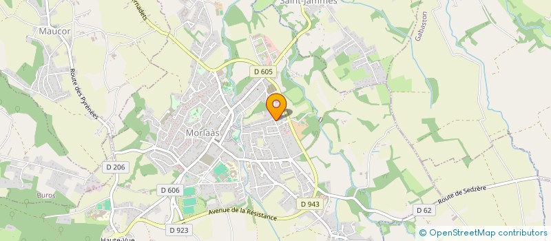 localisation de l'entreprise MADAME THI PHAN  MORLAAS