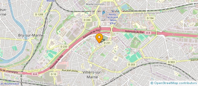 localisation de l'entreprise MADAME THI PHI  VILLIERS-SUR-MARNE