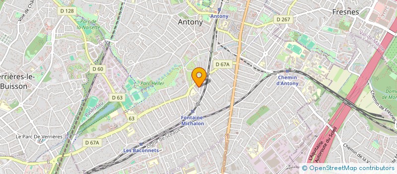 localisation de l'entreprise MADAME THI PHUONG VAN LE à ANTONY