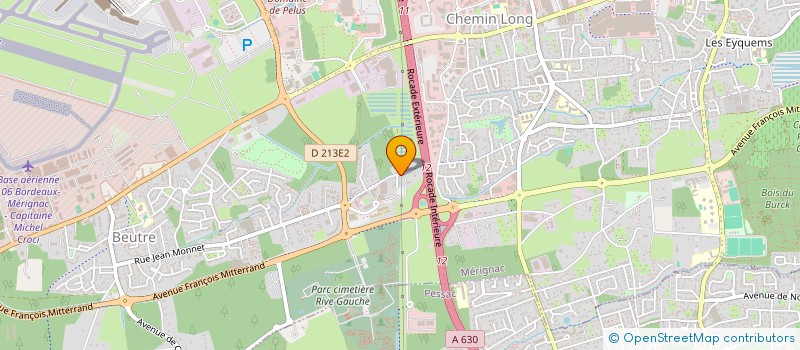 localisation de l'entreprise MADAME THI QUANG DANG  MERIGNAC