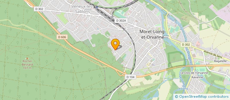 localisation de l'entreprise MADAME THI THANH HUONG NGUYEN  MORET-LOING-ET-ORVANNE