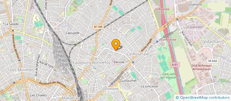localisation de l'entreprise MADAME THI THANH HUYEN VU à TOULOUSE