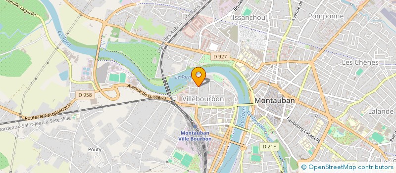 localisation de l'entreprise MADAME THI THANH LAI THACH  MONTAUBAN