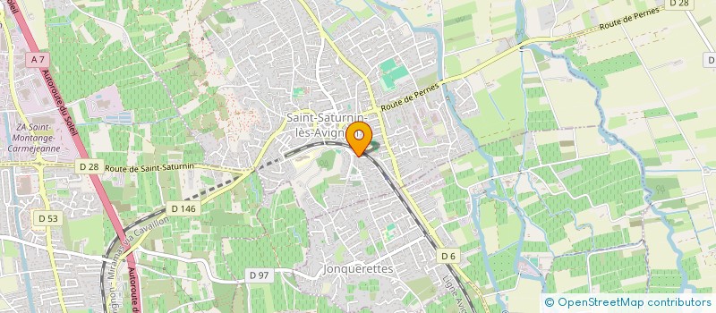 localisation de l'entreprise MADAME THI-THAVONE LO  SAINT-SATURNIN-LES-AVIGNON