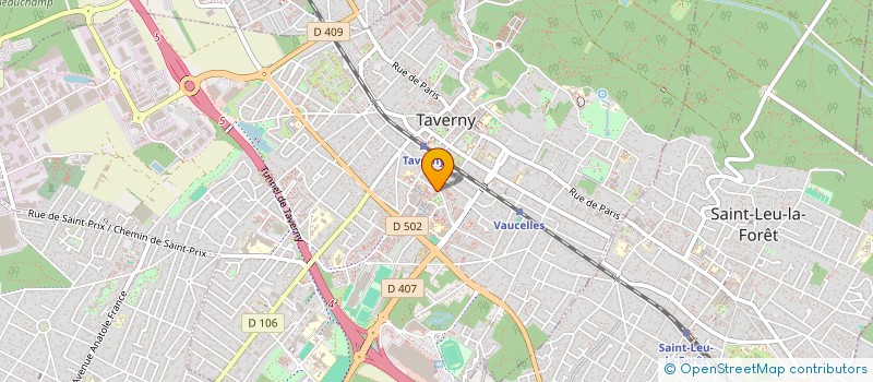 localisation de l'entreprise MADAME THI THUY AN NGUYEN  TAVERNY