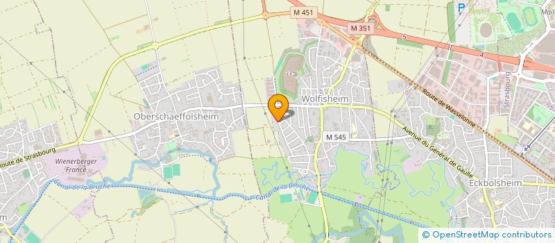 localisation de l'entreprise MADAME THI THUY DUNG NGUYEN  WOLFISHEIM