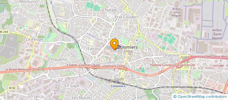 localisation de l'entreprise MADAME THI TO  COLOMIERS