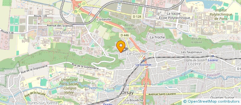 localisation de l'entreprise MADAME THI TO  ORSAY