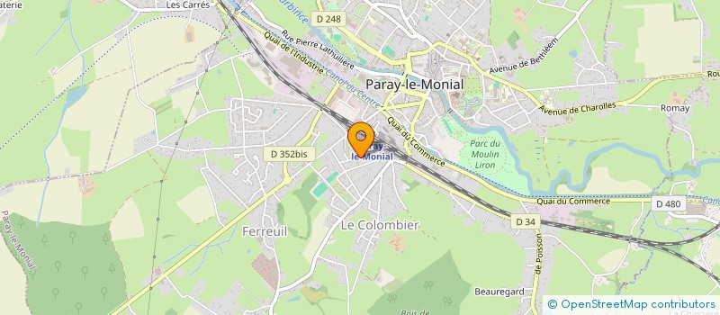 localisation de l'entreprise MADAME THI TRAN à PARAY-LE-MONIAL