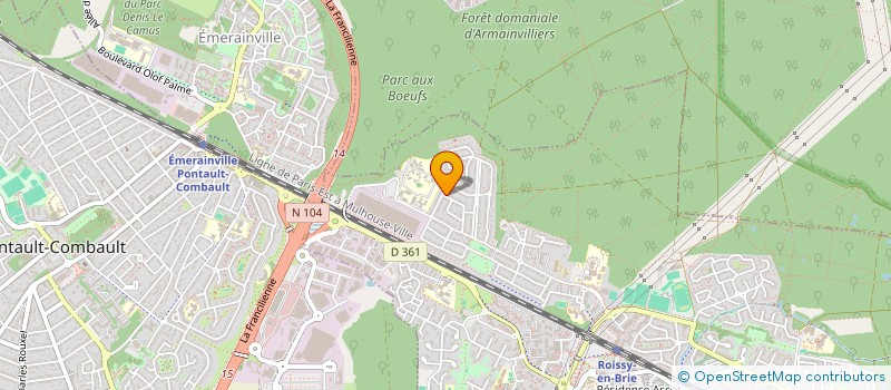 localisation de l'entreprise MADAME THI TRAN à ROISSY-EN-BRIE