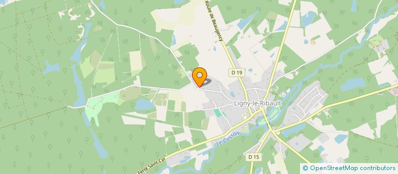 localisation de l'entreprise MADAME THI TRAN à LIGNY-LE-RIBAULT