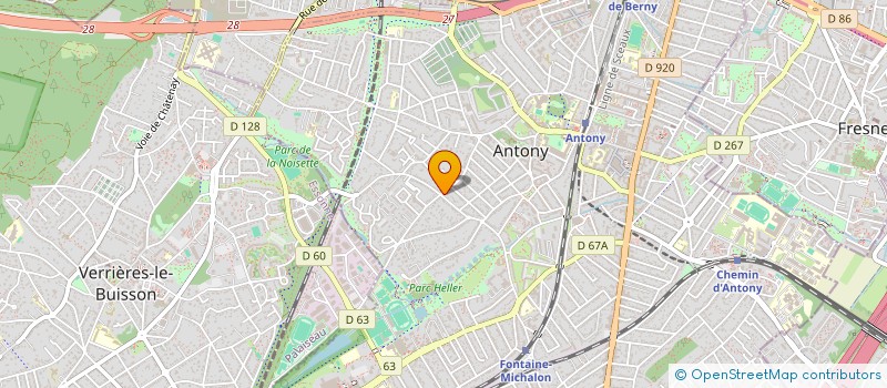 localisation de l'entreprise MADAME THI TRUONG à ANTONY