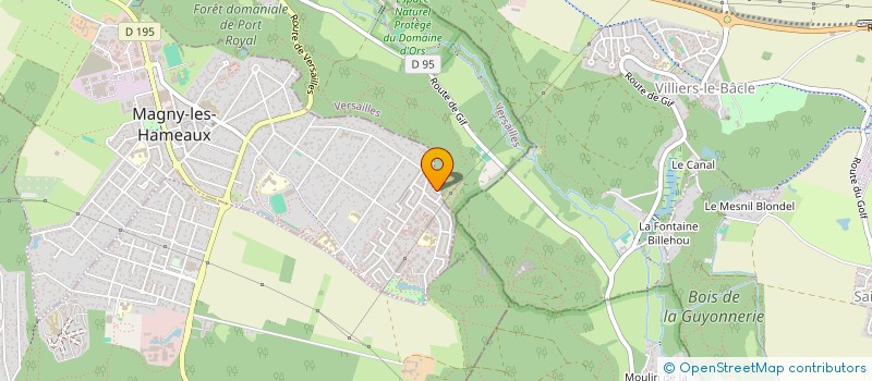 localisation de l'entreprise MADAME THI TUAN ROSE DANG  MAGNY-LES-HAMEAUX