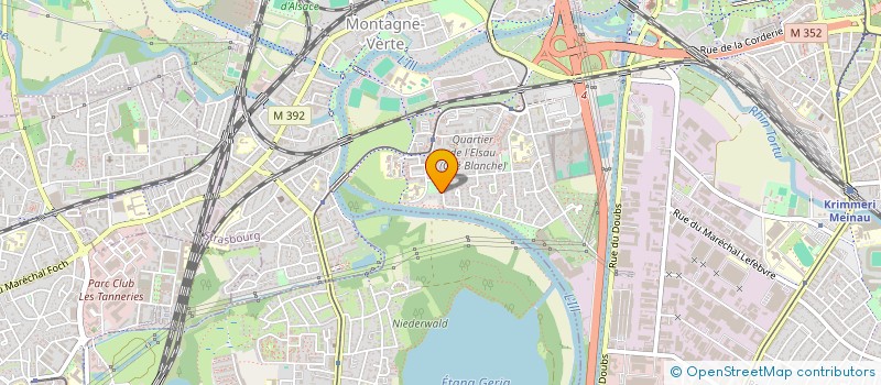 localisation de l'entreprise MADAME THI TUONG VI NGUYEN à STRASBOURG