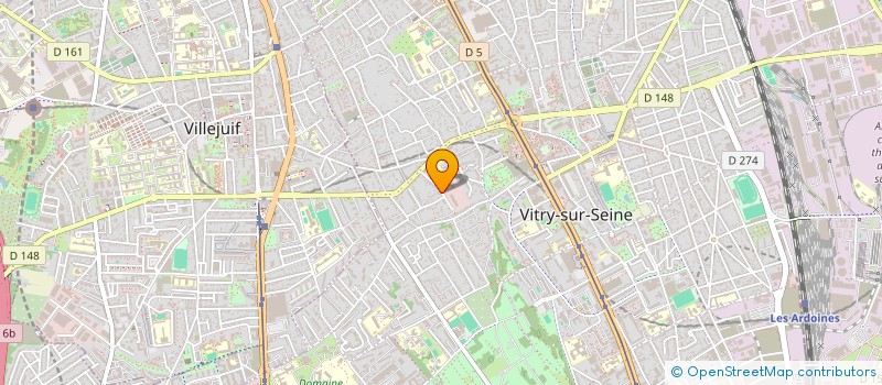 localisation de l'entreprise MADAME THI TUYET MAI DANG  VITRY-SUR-SEINE