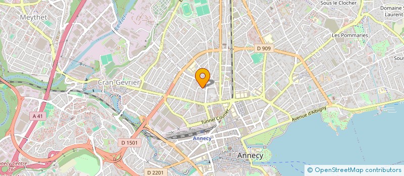 localisation de l'entreprise MADAME THI VANADA KIM à ANNECY