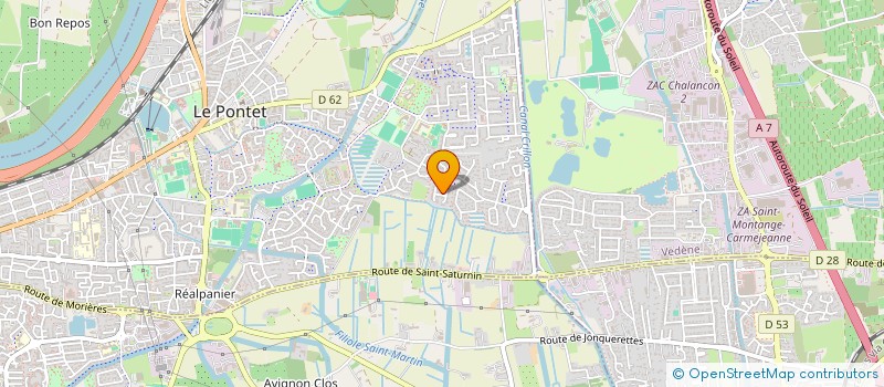 localisation de l'entreprise MADAME THI VANG BUI  LE PONTET