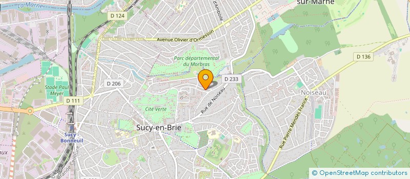 localisation de l'entreprise MADAME THI VO  SUCY-EN-BRIE