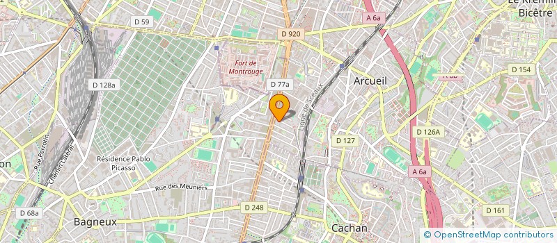 localisation de l'entreprise MADAME THI VO  ARCUEIL