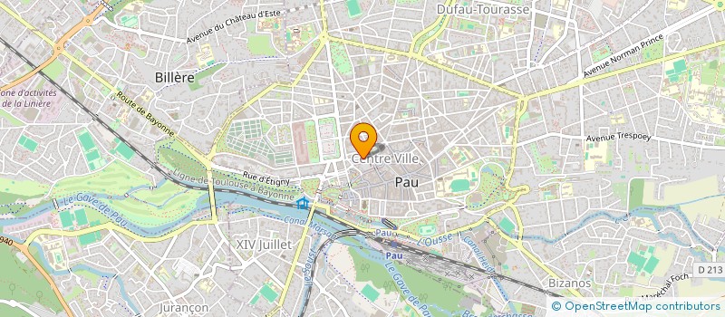 localisation de l'entreprise MADAME THI VU à PAU