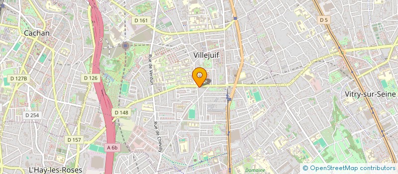 localisation de l'entreprise MADAME THI VU  VILLEJUIF