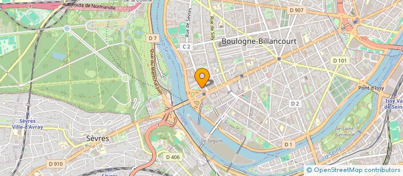 localisation de l'entreprise MADAME THI VU  BOULOGNE-BILLANCOURT