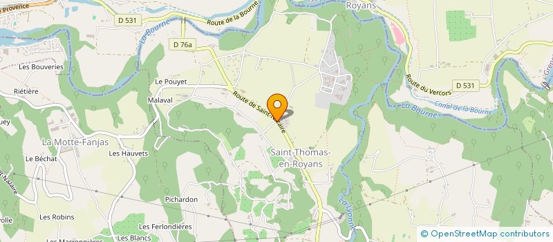 localisation de l'entreprise MADAME THI YEN TRAN  CHATTE