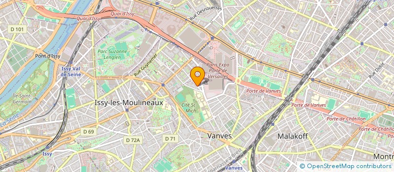 localisation de l'entreprise MADAME THIAM AMINA ETAMBA MANANA  VANVES