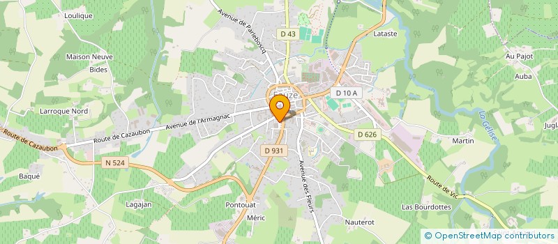 localisation de l'entreprise MADAME THICHARAT PHROMBUTPHA à EAUZE