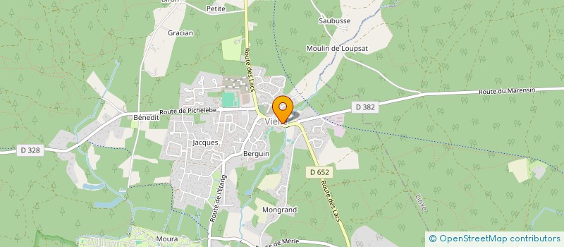 localisation de l'entreprise MADAME THIEFAINE BERNARD  VIELLE-SAINT-GIRONS