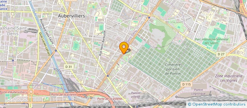 localisation de l'entreprise MADAME THIENTA DJABI  PANTIN