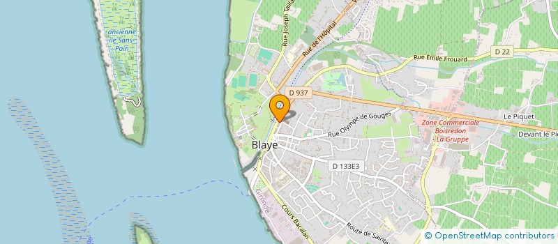 localisation de l'entreprise MADAME THIEPHAINE OCTEAU  BLAYE