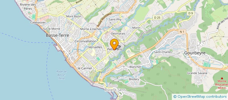 localisation de l'entreprise MADAME THIERRY ALET  BASSE-TERRE