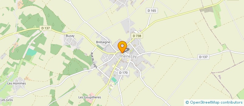 localisation de l'entreprise MADAME THIERRY PRUNIER  THENEZAY